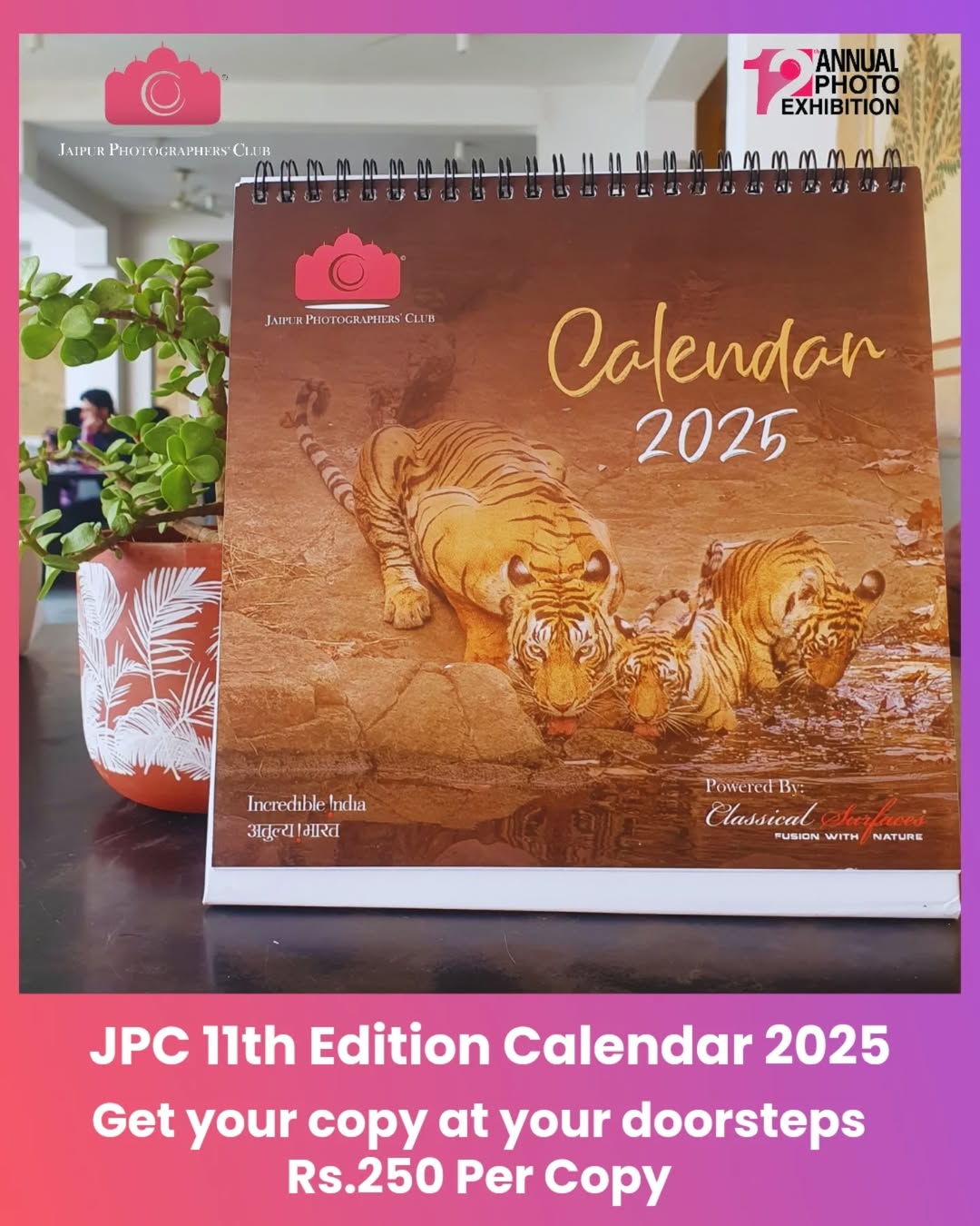 2025 JPC Calendar Tribute to India’s Magnificent Wildlife
