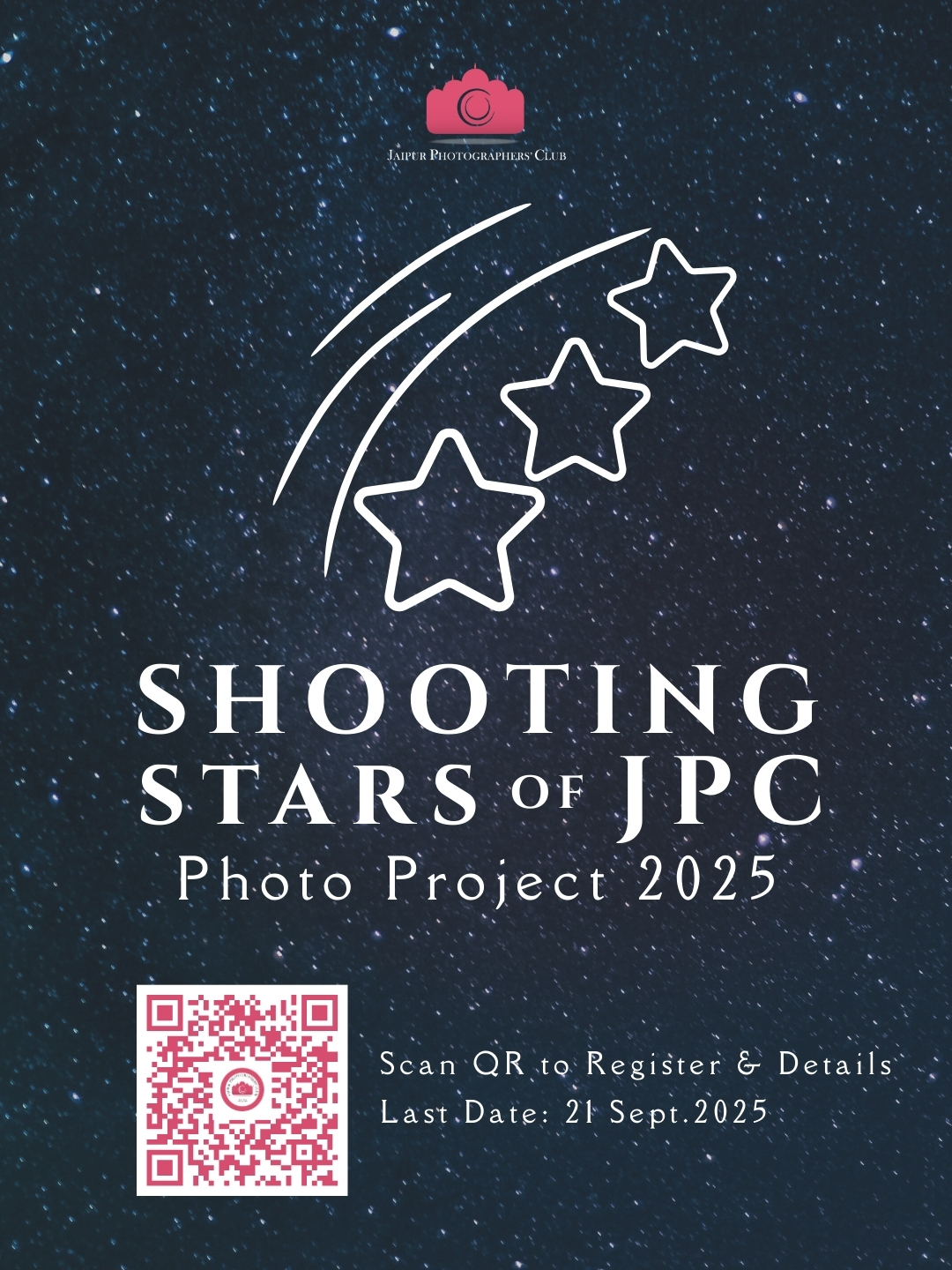Shooting Stars of JPC                                       Photo Project 2025 | Registrations Open Now!