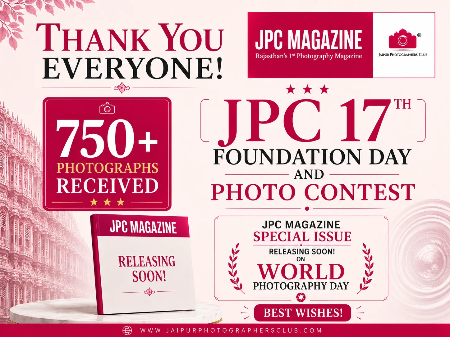 Thank You for Making the JPC 17th Foundation Day Photo Contest a Grand Success